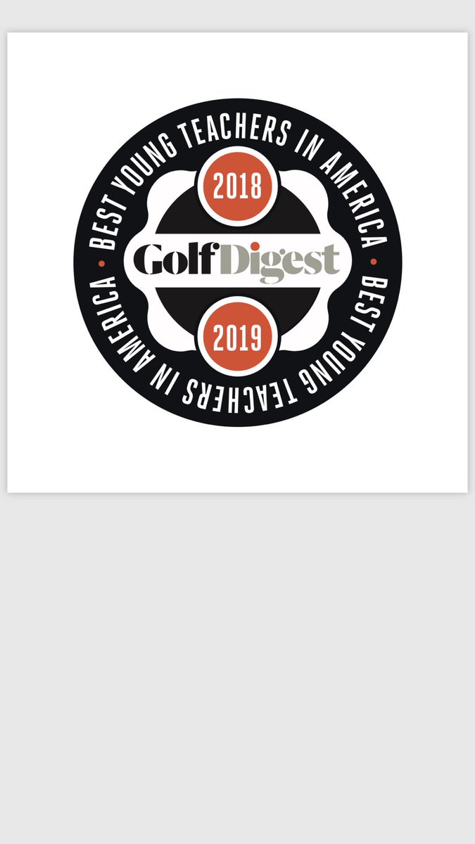 Thank you <a href="/GolfDigest/">Golf Digest</a> and all of my peers for this special recognition. Congrats to all recipients around the country. Always an honor 🙌🏼
