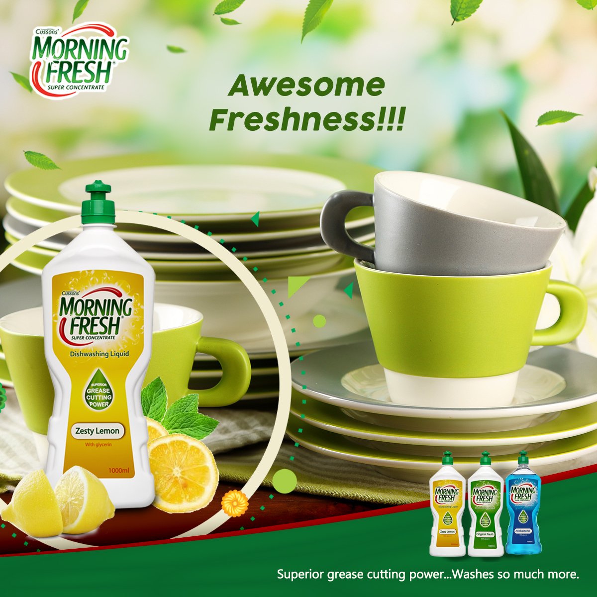 MorningFreshNG's tweet photo. Morning Fresh offers you more than just squeaky clean washing, your kitchen gets an awesome freshness from every pack.
#MsMorningFresh https://t.co/fBLOvmfJ03