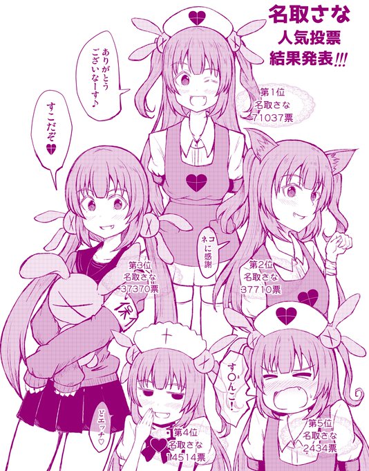 名取さな人気投票してほしい
 #ヌォンタート 