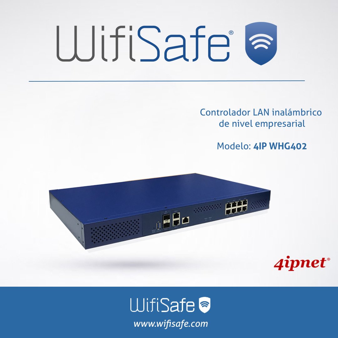 wifisafespain's tweet photo. ¡Compra al mejor precio el #Controlador LAN inalámbrico WHG402 de #4ipnet! Proporciona amplias funciones #WiFi administradas de nivel empresarial a establecimientos tales como #hoteles, universidades o incluso municipios completos https://t.co/yDsxbpRF0r #empresas #restaurantes https://t.co/uCSlYiVrCw