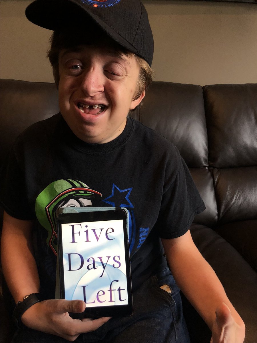 TysensMission's tweet photo. FIVE days left to reach my million dollar goal for @makeawisheo! High fives &amp; thumbs up 👍 to everyone who continues to support me on this mission. I appreciate it so much! Final stretch continues...please visit https://t.co/iMZ4WhkYSo https://t.co/XoqBpFCf78