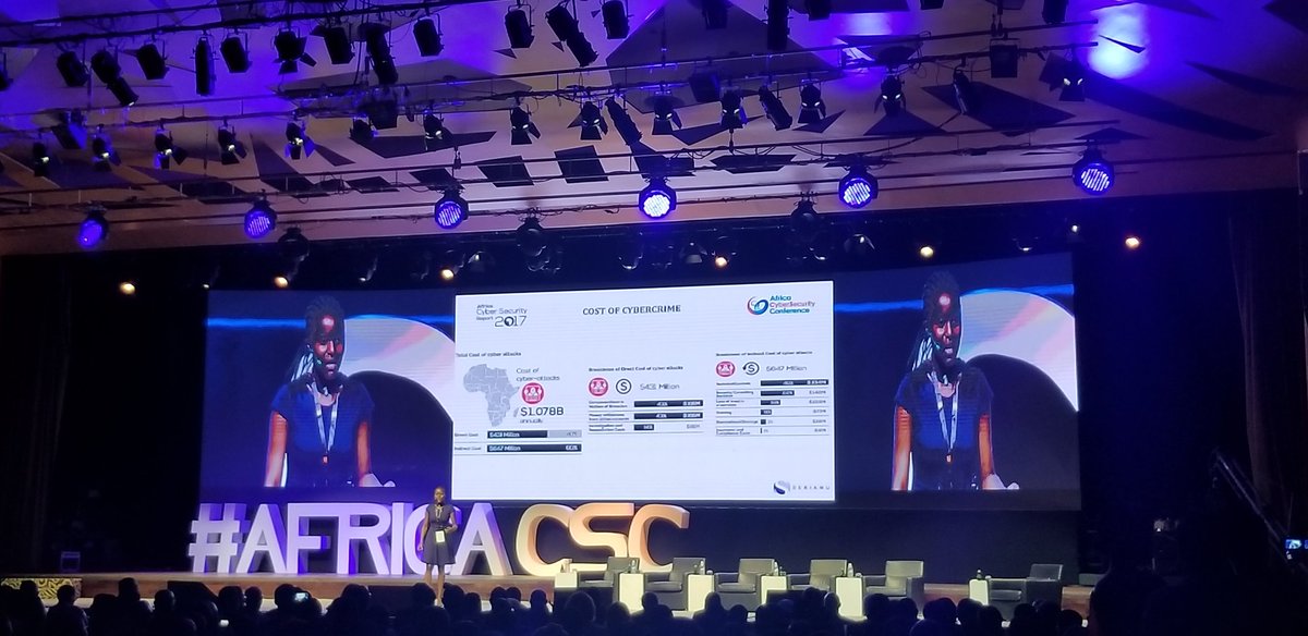 #Africa_CybersecurityRapport 
Présentation des rapports de Cyber sécurité en Afrique par Mrs Brencil Kaimba.
#AfricaCSC