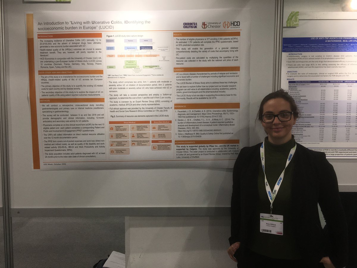 HCDEconomics's tweet photo. All ready @ our poster...come &amp; visit us 9-14, #P1600 #UEGWeek2018 https://t.co/spnelytRs3