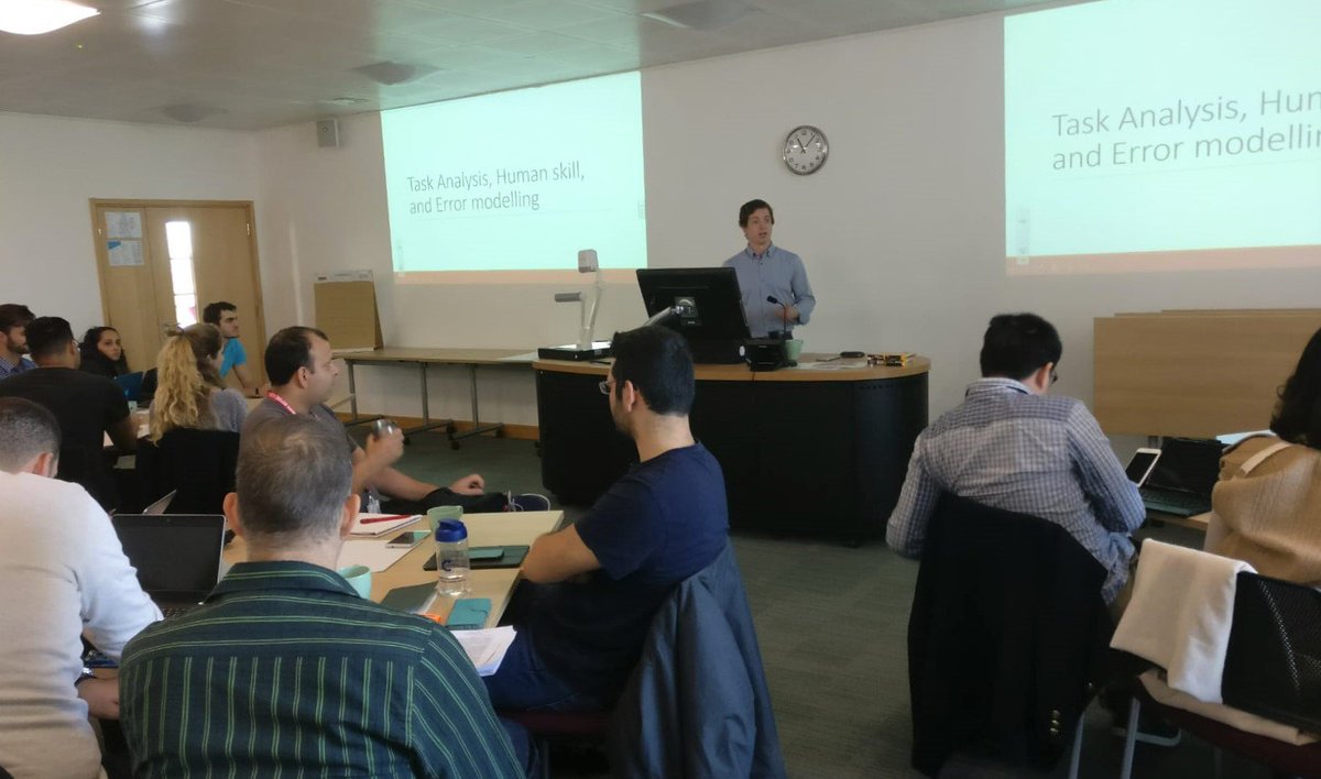 TheInsightLab's tweet image. Jamie is down at Cranfield University this morning, delivering a lecture on Task Analysis, Human Skill and Error Modelling. Love bringing industry and academic experience together to inspire and educate.