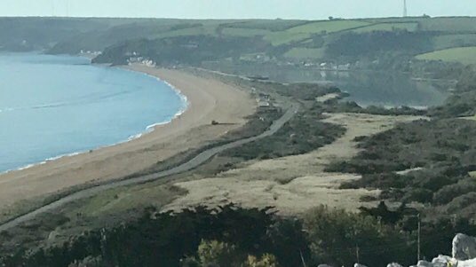 The road is open and plenty of people have come to investigate. Who’s coming this way, and what do you think?
#SlaptonSands #Torcross #A379 #StartBayInn #StartBay