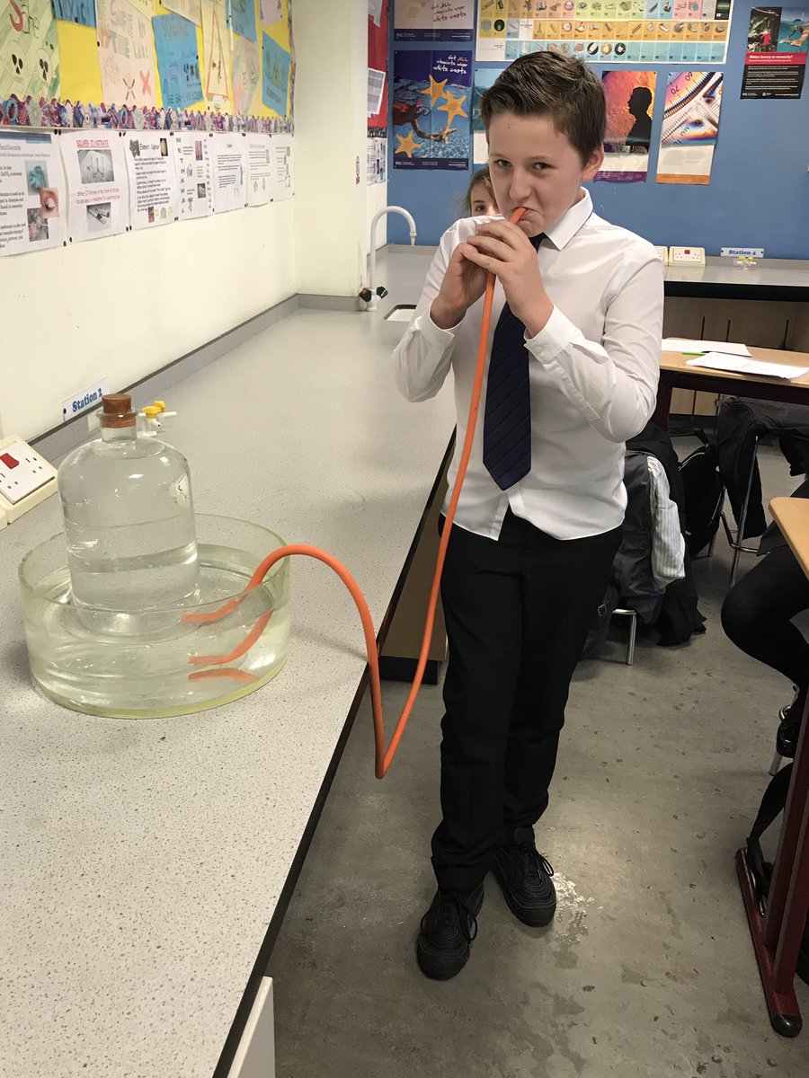 RosshallCLPL's tweet photo. Our S1 scientist Michael measuring his lung capacity after some microlab protocol experimental discussions...he emptied the entire bell jar of water! Some would argue he's full of hot air!!ππ#science #investigativethinking #experiments #MTV @RosshallScience @TapestryMTV https://t.co/BKYBj7TcoR
