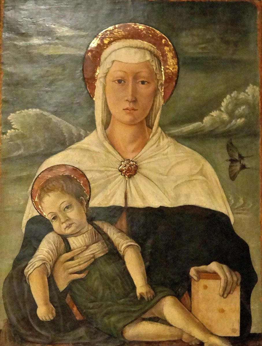 Francesco di Gentile - the 'Madonna of the Butterfly' – Vatican Museums Art Gallery. Vatican City Guide: colosseumrometickets.com/vatican-city-m…