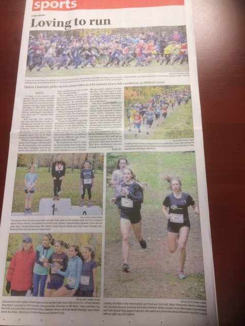 JpsportsJason's tweet photo. It's a big week for @peischoolsports and here's full-page coverage in Tuesday's @JournalPEI of @Wolverines_West Wolverine Vball Classic and Wednesday's edition features coverage of @PEISAA XC ch'ships at @millriverpei 
@Gray_Athletics @qccoyotes @cecathletics @BrettCorcoran https://t.co/OKBKipZbDM