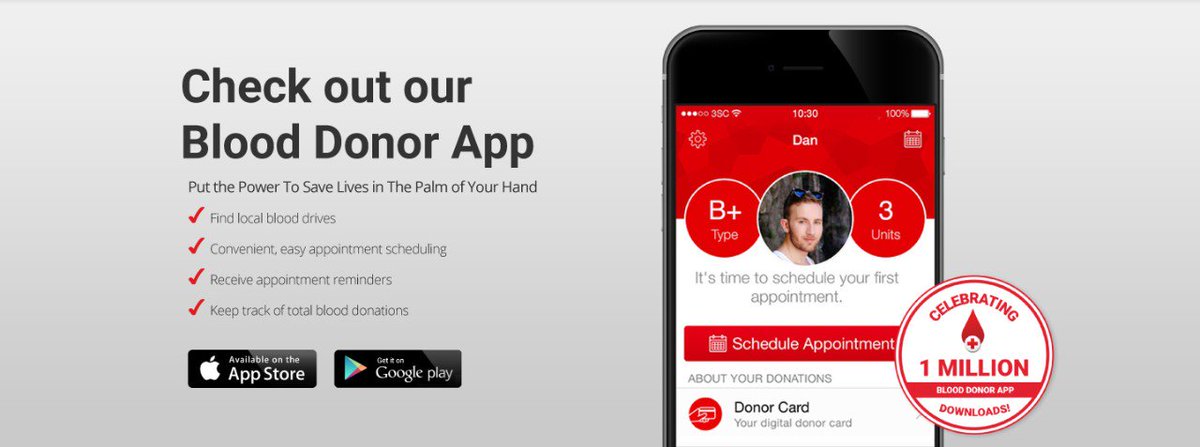 Changes are coming, so download the Red Cross Blood Donor App, and easily schedule and manage your donation appointments, track the lifetime impact of your donations, earn rewards and recruit others to donate. #appforthat #vablood #blooddonors