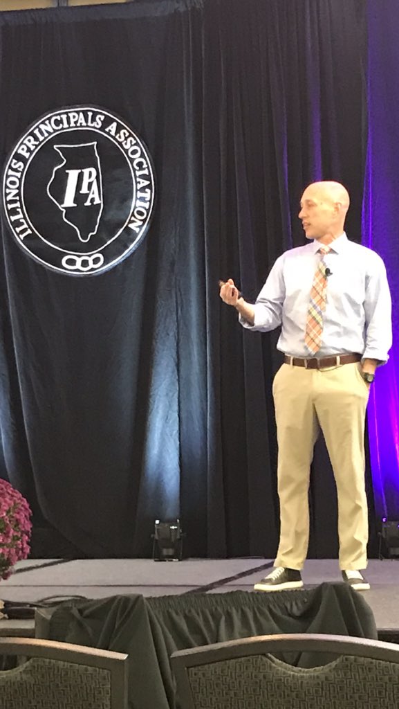 MrColboth's tweet photo. What an incredibly motivating keynote to cap off a great couple days! @Joe_Sanfelippo is the real deal. What an example to the rest of us in the room.    #IPAFC18 https://t.co/z5BnaYMNMI