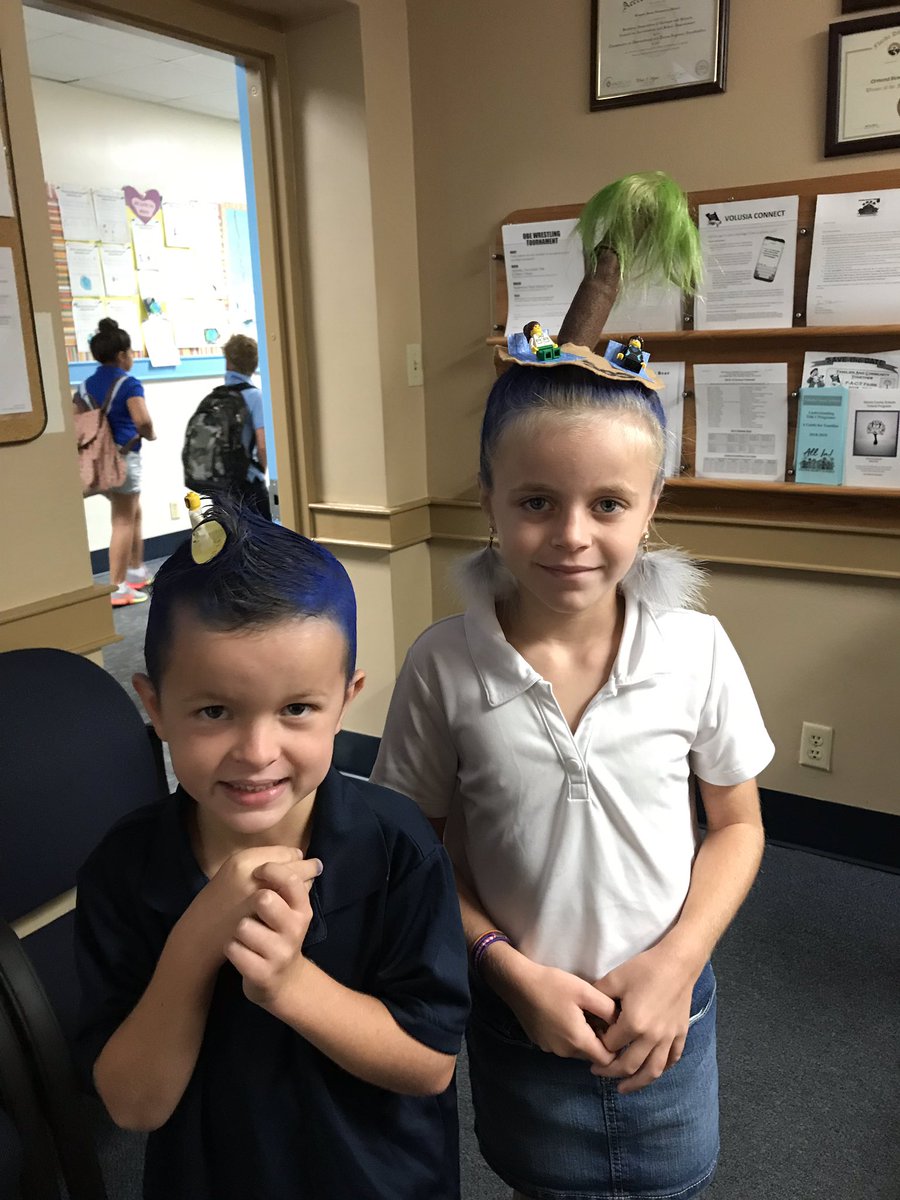 llgregson's tweet photo. Crazy Hair #redribbonweek #OBEistheplacetOBE https://t.co/0cbF1vE6Rn