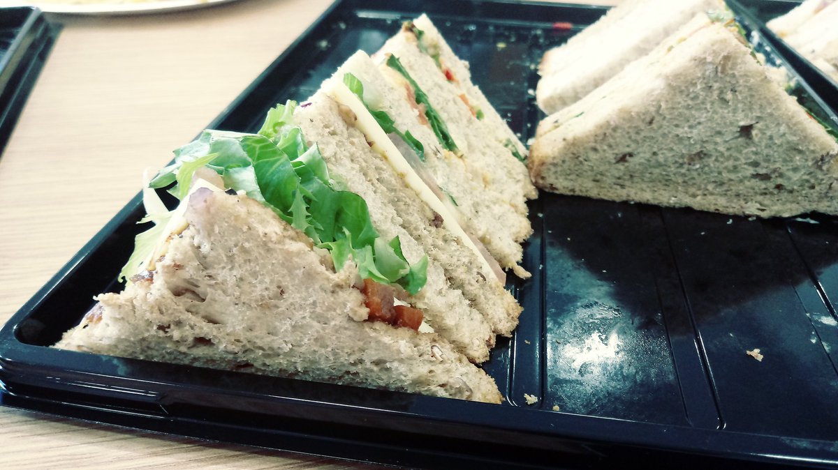 drditchburn's tweet photo. A sandwich is really more than a sandwich #CSRP2018 #thanks for #lunch meeting people discussing #research @PhilippaLaskey #ResearchDiversity @CumbriaUni @uocforensic @JennyMackay @CumbriaSU @UoCStudentEnt @UoCResearch #workshops https://t.co/yVKsXWW1Zx