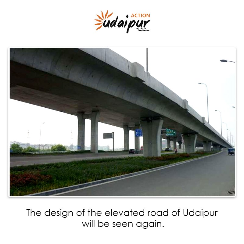 Action_Udaipur's tweet photo. The Rajasthan High Court asked the NHI on proposed elevated road in Udaipur city to get the design of the elevated road made by CRRI to test whether the road is according to Congress or not. 
Visit: https://t.co/BfIb1d5pWI
#ActionUdaipur #Roads #ElevatedRoad #NewProject https://t.co/WBiPVmb5Ei