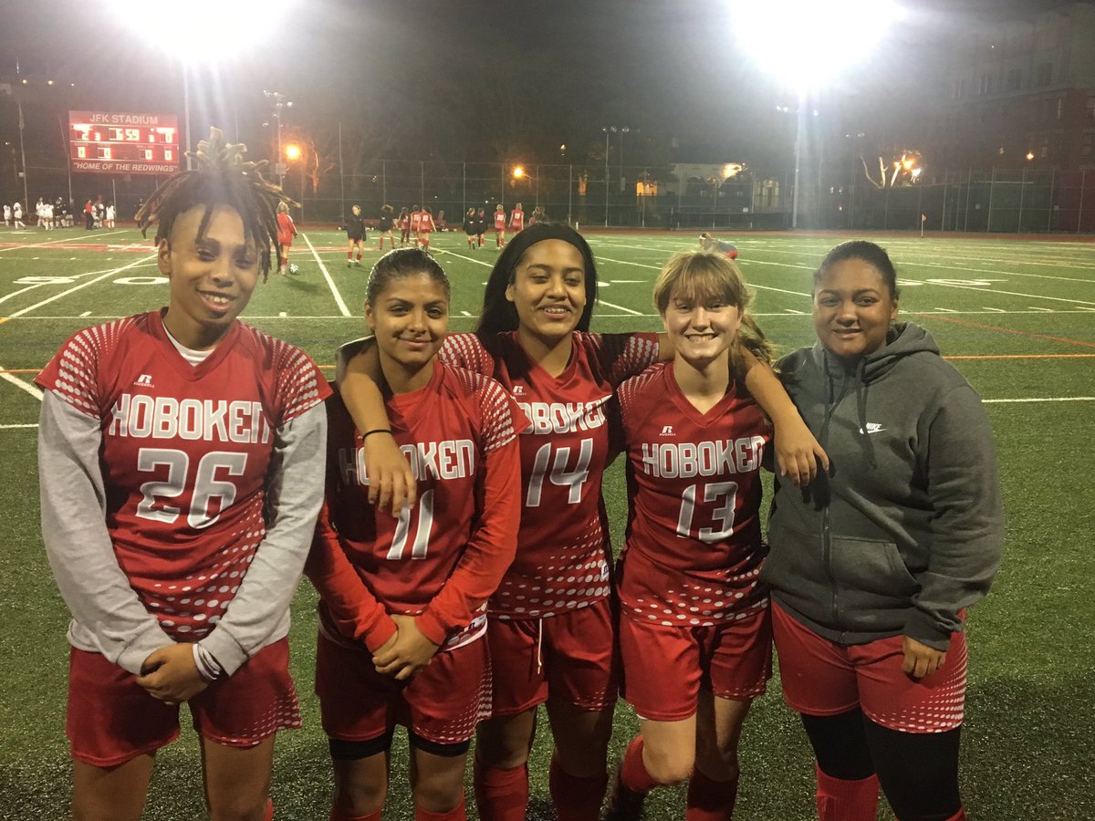 Hoboken2019's tweet photo. Congratulations to our five members of the Class of 2019. You will be missed but never forgotten. Once a Redwing, Always a Redwing. #Redwings2019 #TheRedwingWay #Seniors https://t.co/K2Zz4vAXgq