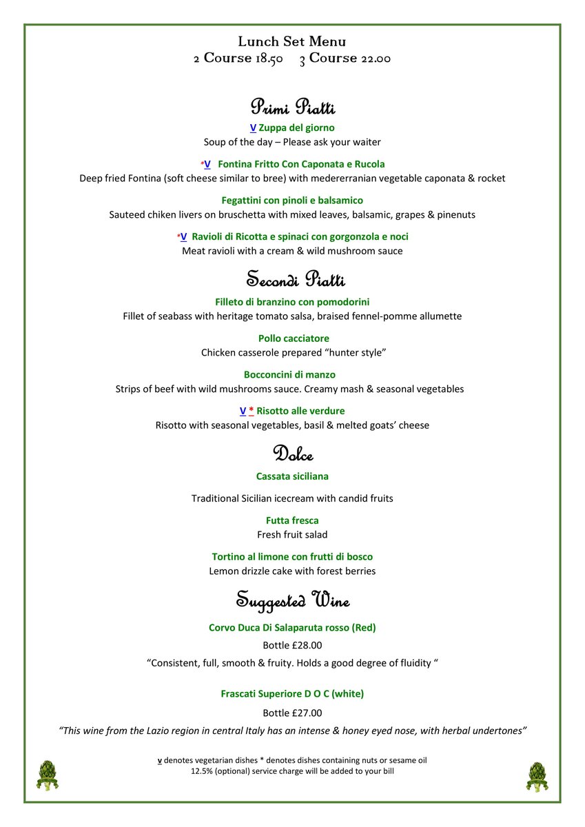 We're serving this delicious set lunch from Monday to Friday. #Hampstead #HampsteadVillage