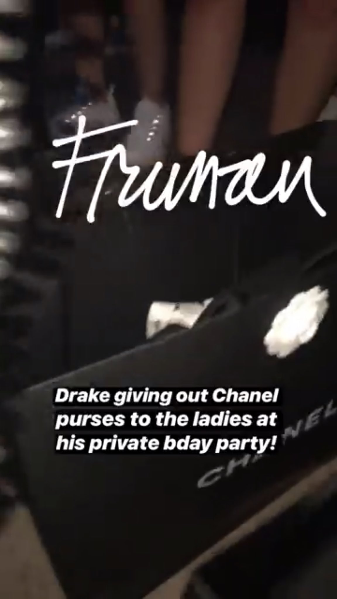 drake gives away a chanel bag in LA : r/Drizzy