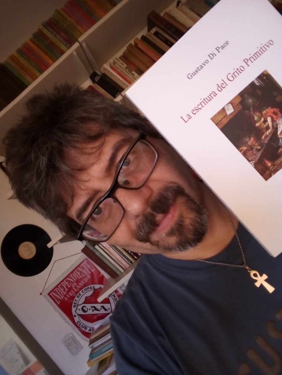 GustavoDiPace's tweet photo. Este jueves 25 de octubre se presenta La escritura del Grito Primitivo, en la Sala Juan L. Ortiz de la Biblioteca @BNMMArgentina . a las 19 hs. Están todos invitados. Saludos para todos, y que la literatura sea. https://t.co/YHc0AoGgw7