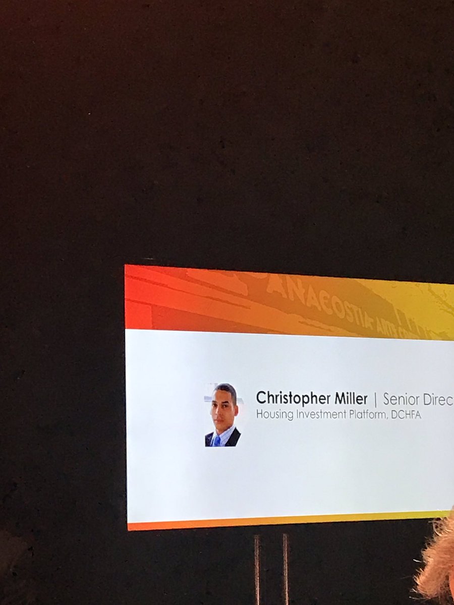 DCHFA's tweet photo. “The Future of Affordable Housing Investment,” panel featuring #DCHFA Senior Director, Housing Investment Platform Christopher Miller @CLMiller is underway. #cityfirst #dchfahip #dchfa https://t.co/owJDFbniBw