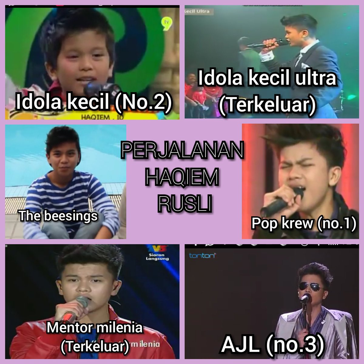 Haqiem Rusli Idola Kecil - Haqiem rusli bermula dari idola kecil