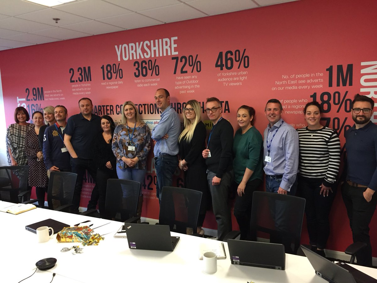 The <a href="/ExterionLocal/">Exterion Media Local</a> North/ Midlands team in Mcr today!