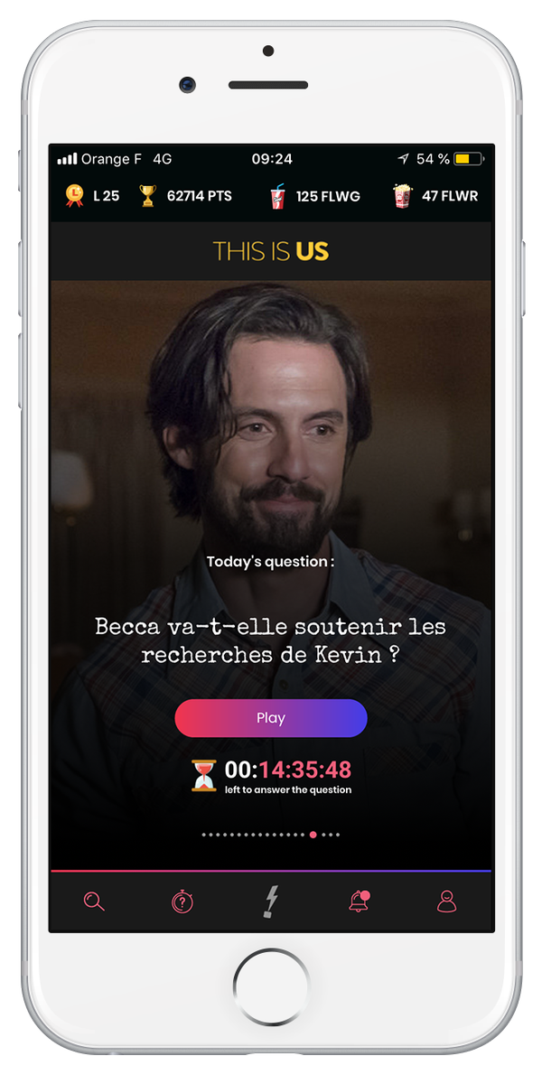 Lubiie's tweet photo. Une nouvelle app pour #seriesaddict : 
GUESS WHAAAT ! @whaaatapp 
Fais des pronostics sur le dénouement de tes séries préférées épisode par épisode ! #PowerToTheViewers #series #fun #guesswhaaat 

 📲Télécharge l'appli dès maintenant → https://t.co/2Nwsb3s2lv https://t.co/Gmk8vgzU4o