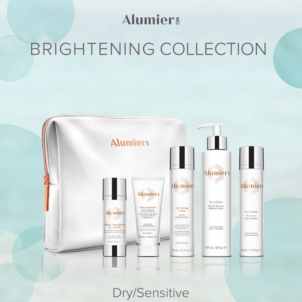 Our Lightening Lotion provides powerhouse ingredients to help target discolouration such as Hydroquinone, Licorice Extract and White Shiitake Mushroom - all ready to say goodbye to uneven skin! Now available with 2% or 4% hydroquinone. #alumiermd #aging #acne #brighterskin