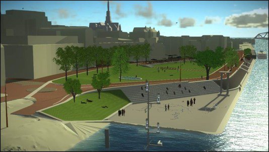 gem_Nijmegen's tweet photo. Werkzaamheden Waalkade van start, lees het persbericht https://t.co/hyyjNiA4cg https://t.co/B7cWRfHNDe