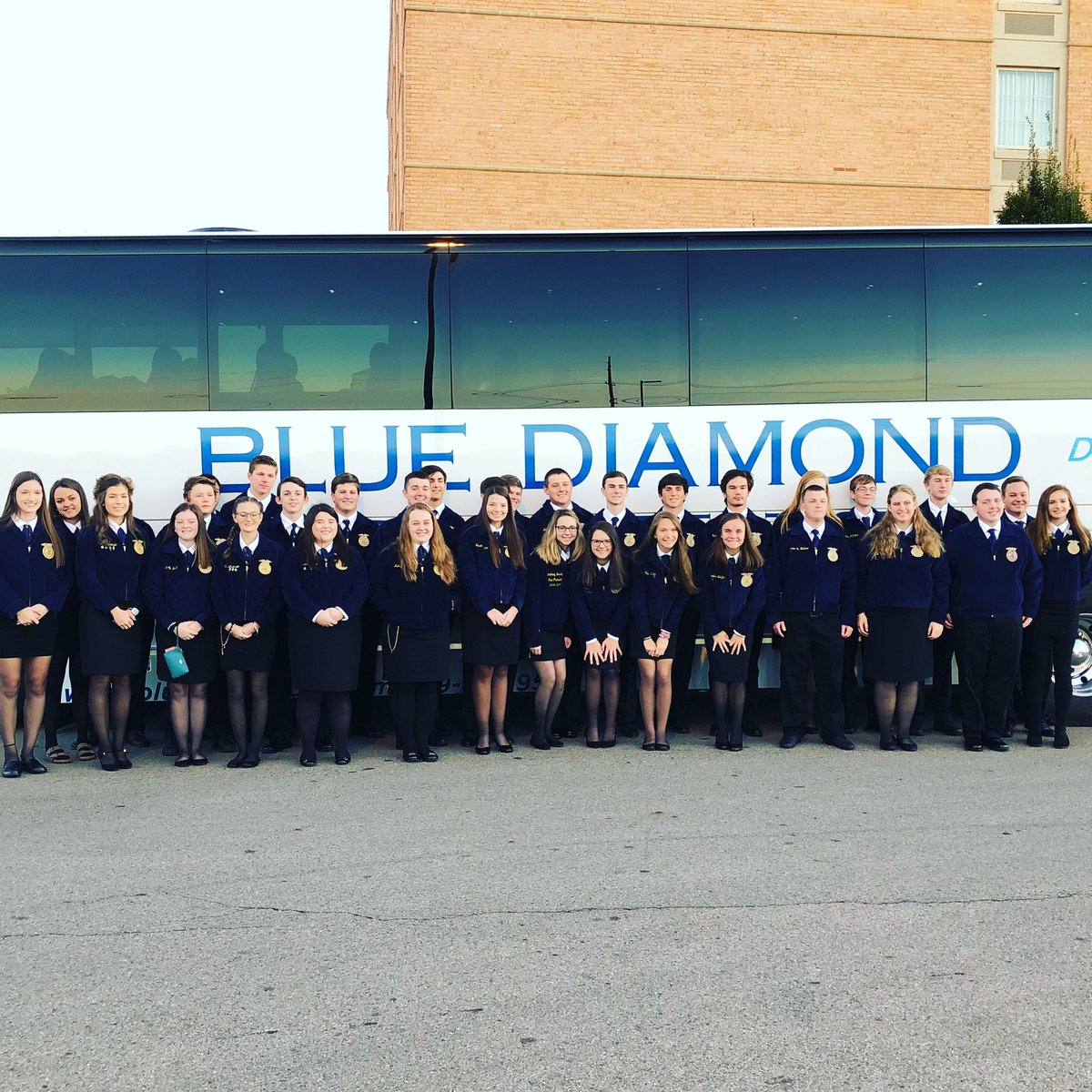 NoJoFFA's tweet photo. Indy Bound for #nationalffaconvention2018 thanks to the Johnston County Farm Bureau for their support of the Johnston FFA Federation on this trip! @NCFFA @JCPS_NC @NationalFFA https://t.co/fIb4qGChPv