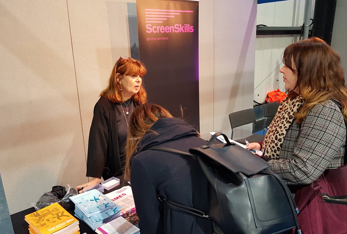 We're at <a href="/SkillsScotland/">SkillsScotland</a>  for Glasgow's largest careers event in <a href="/SECGlasgow/">Scottish Event Campus</a>. If you're in Glasgow today then come and talk to us about where your future film, TV, games, VFX or animation career could lead you. #CareerGoals