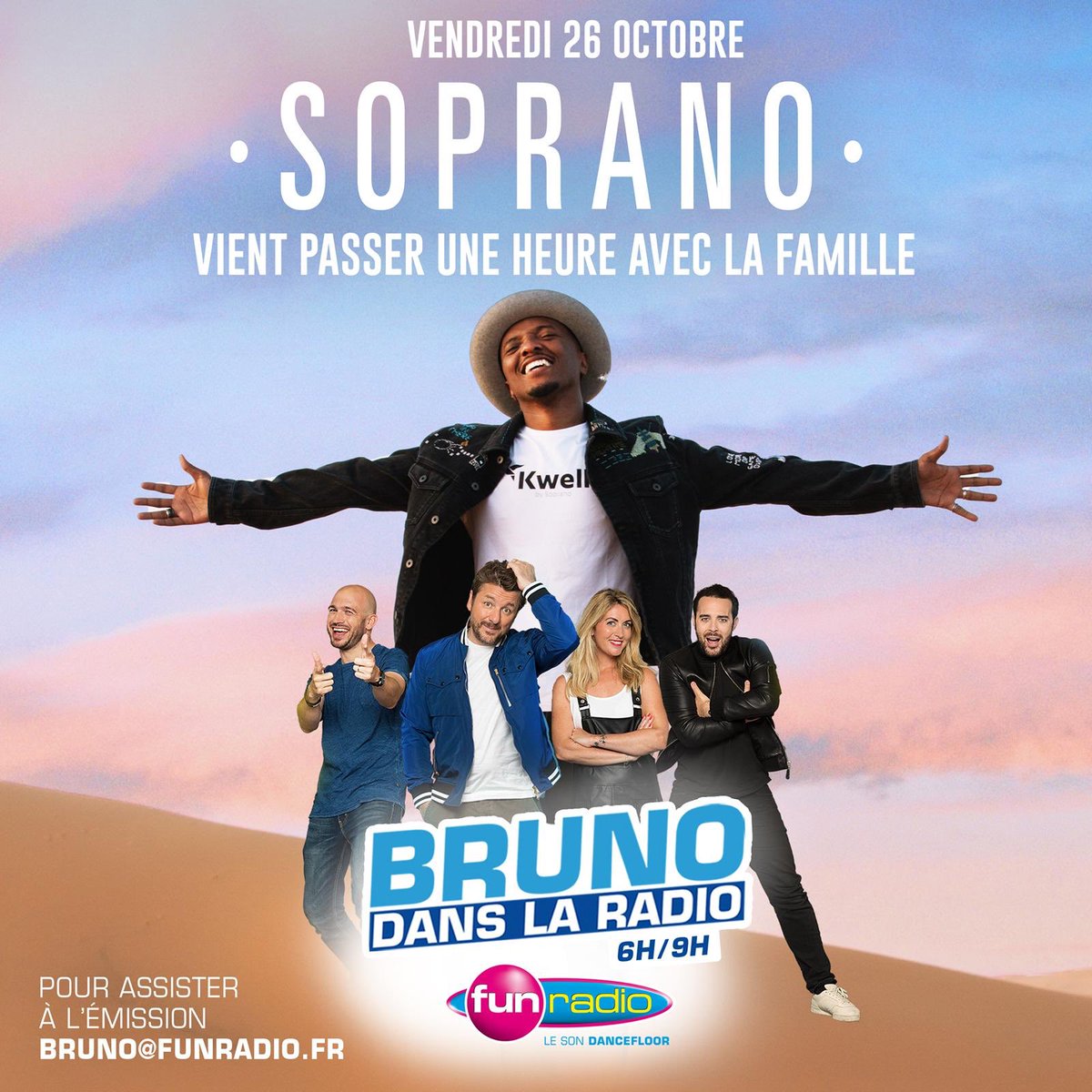 🌈 <a href="/Sopranopsy4/">Soprano</a> sera avec nous vendredi sur #FunRadio <a href="/BRUNOFUNRADIO/">BRUNO SUR FUN RADIO</a> 💕💕