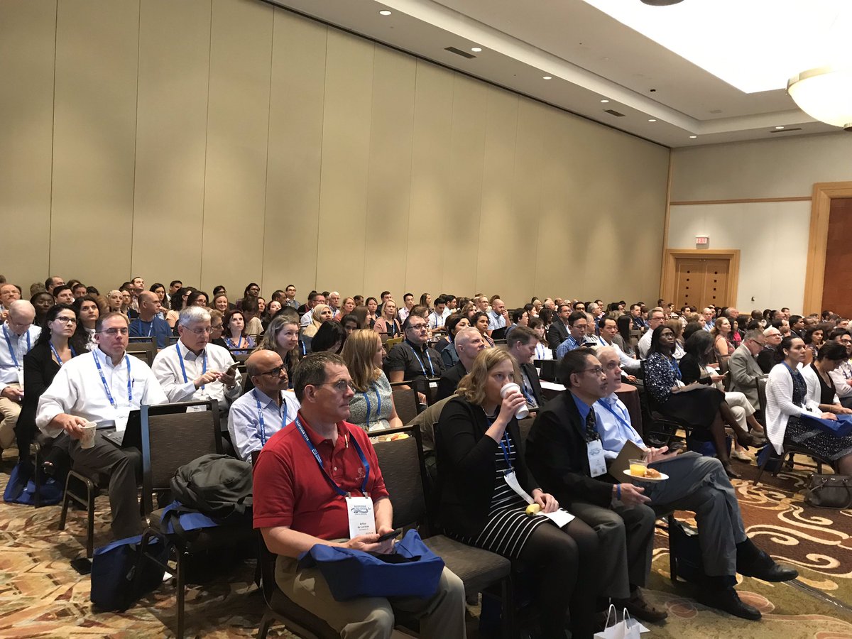 Packed room and record attendance for the single topic symposium on neurogastroenterology #naspghan18 Looking forward to a great day of science and camaraderie. #motilityrocks.