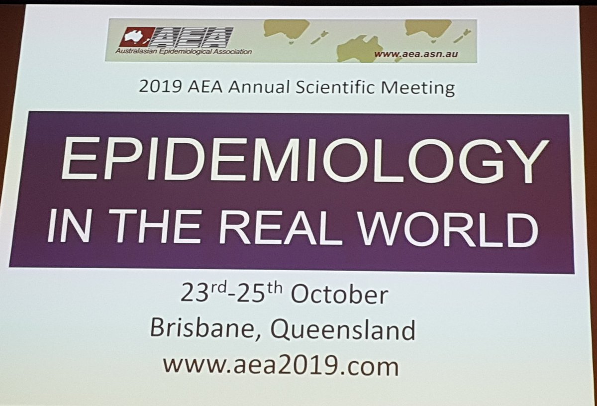 Save the date! October 2019 <a href="/AustralasianEpi/">AustralasianEpi</a> See you in Brisbane!