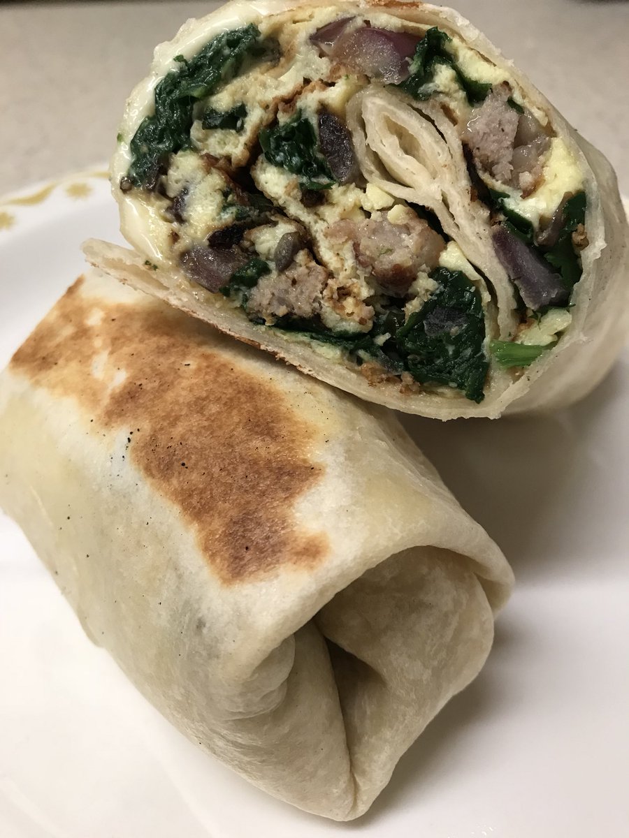 fireside_oneida's tweet image. Stuffed Breakfast Wrap