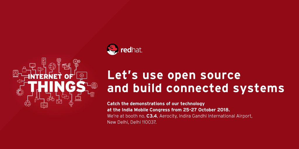 Red Hat Consulting Services capabilities dovetailed with your transformation journey getting demonstrated at Red Hat Booth #C3.4 Hall C #IndiaMobileCongress #RedHatatIMC #IMC2018 @exploreIMC