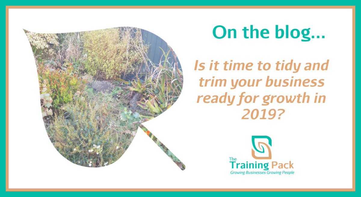 Our gardens need a bit of a tidy up at this time of the year and so do our businesses. Here are some ideas thetrainingpack.co.uk/is-it-time-to-…