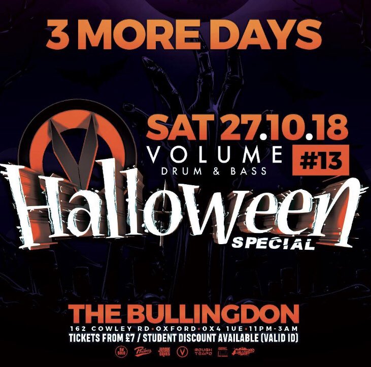 We sold out!! 

Room 2 has now been opened allocating us 100 more tickets so get to it if your coming!! 

 3 MORE DAYS !!!

Tickets > deftickets.co.uk/events/volume-…