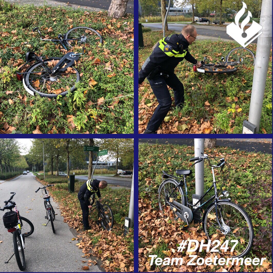 WA_Buytenwegh's tweet photo. Deze #fiets lag volgens melder al geruime tijd in de bosschages op de #Buytenparklaan. Wij hebben het #framenummer gecontroleerd. De fiets stond niet als gestolen gesignaleerd. Aan @gemZoetermeer doorgegeven om deze fiets daar weg te halen. 
#politie #zoetermeer #buytenwegh https://t.co/Suy7UgQscH
