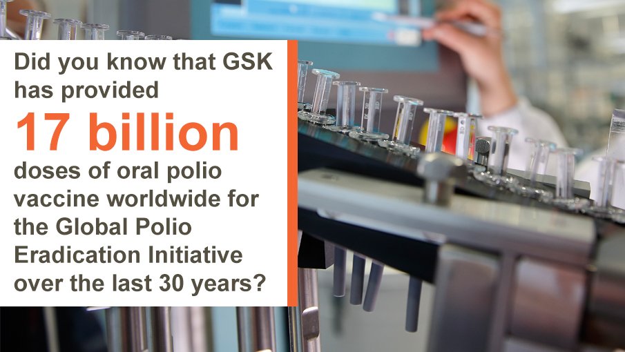 We can’t #EndPolio on our own. That’s why we’ve been working with the <a href="/WHO/">World Health Organization (WHO)</a> and @unicef for 30 years delivering our vaccines to those who need them #VaccinateForLife