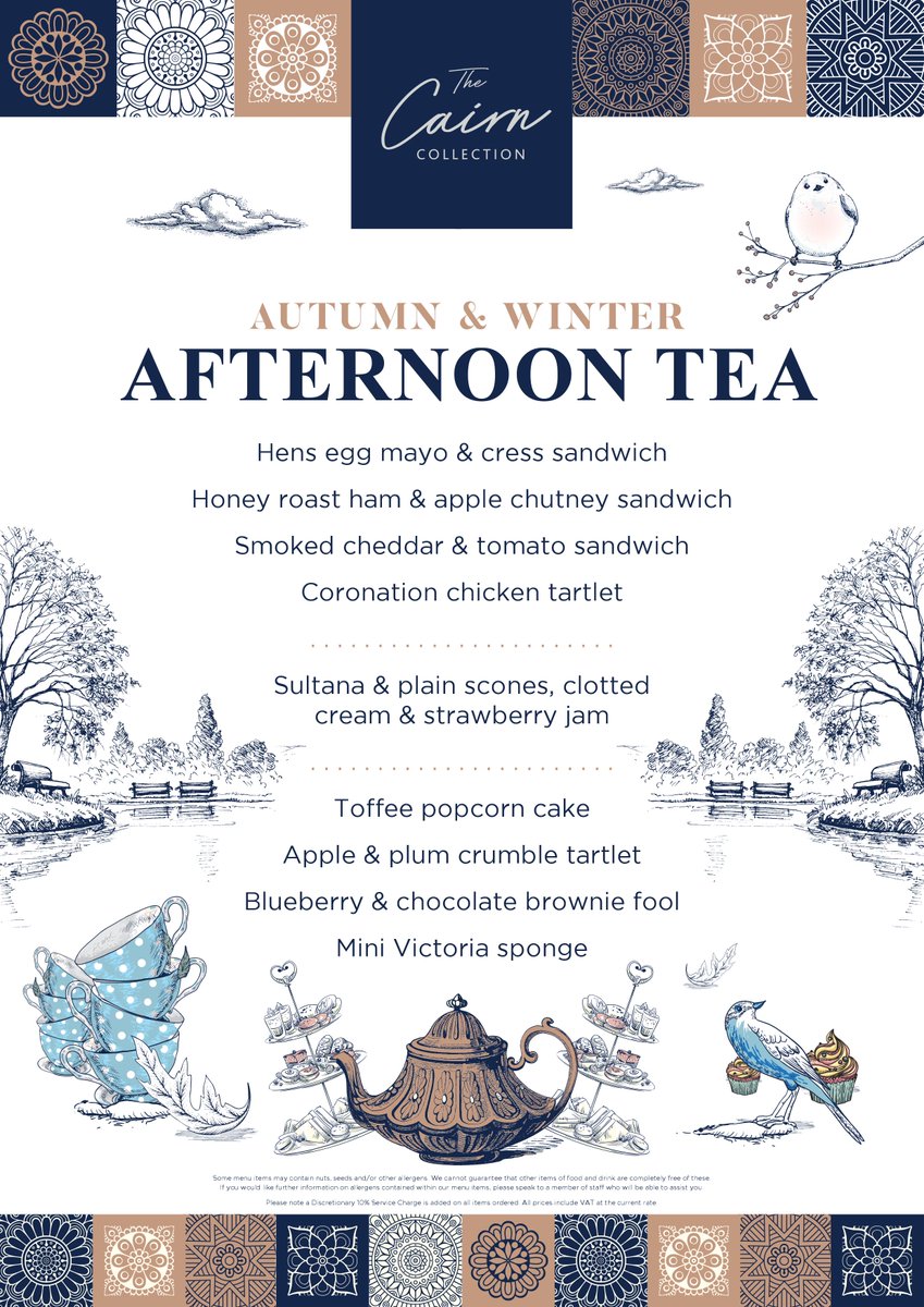 Did someone say Cake? Join us for our seasonal #AfternoonTea at one of our signature #CairnCollection Hotels 🍰🥂❄️
View our menu >> bit.ly/AWAfternoonTea
Find out more >> bit.ly/AWTeaFindOutMo…