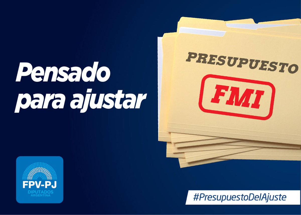 👉El presupuesto de Macri está pensado para ajustar #NoAlPresupuesto ✋