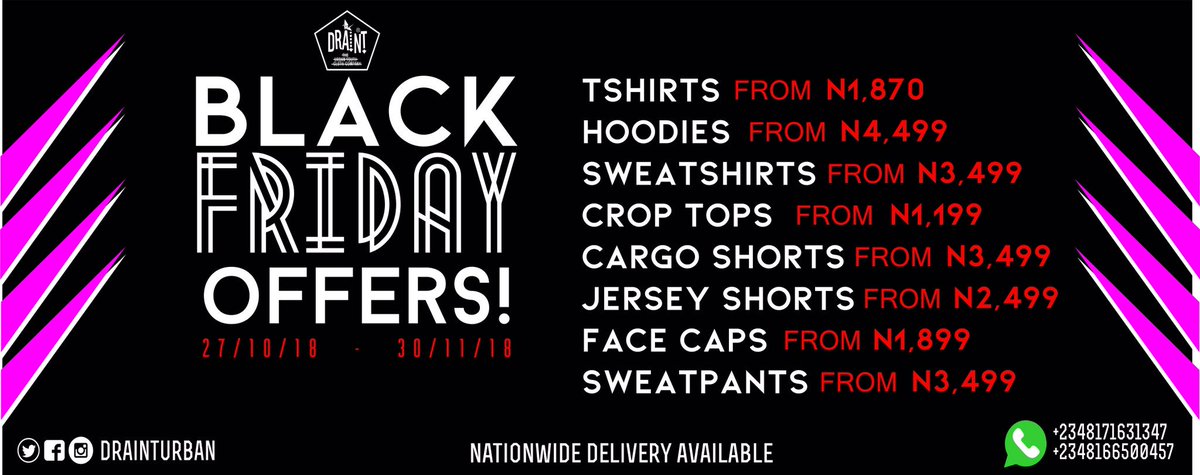 DraintUrban's tweet photo. starting From This Saturday @TheSociaLiga #ALATSociaLympics we are starting our #BlackFridaySale ! Everybody gets a Discount!! https://t.co/d4Ibk08ATT