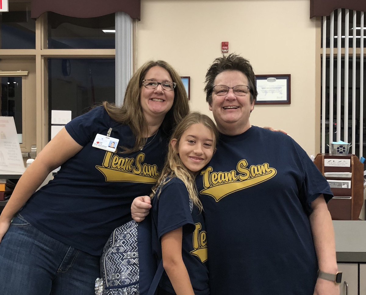 HCPSHammond's tweet image. 727 Wolf Cubs + 99 Faculty &amp;amp; Staff + Countless Positive Thoughts = Unending Support for Sam the Man our 5th gr Ss! 🐾❤️ Today is the day for Sam’s transplant of bone marrow from sister Abby! #samstrong @bethematch @HCPSArea2 @keystokindness @HillsboroughSch #wolfcublife