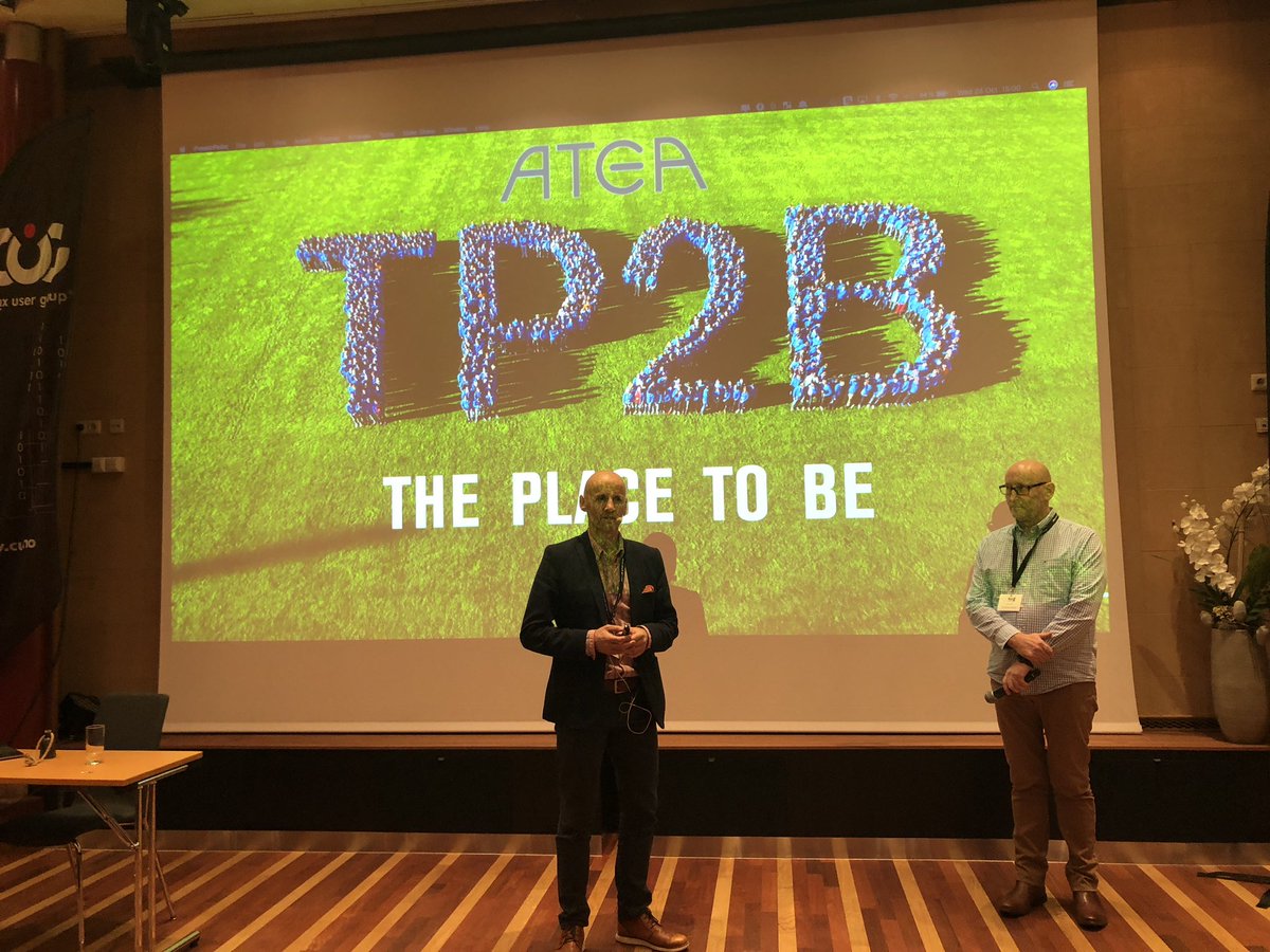 geibjors's tweet image. #Atea #TP2B Tron Morten og Kjetil presenterer Atea på #CUGTech