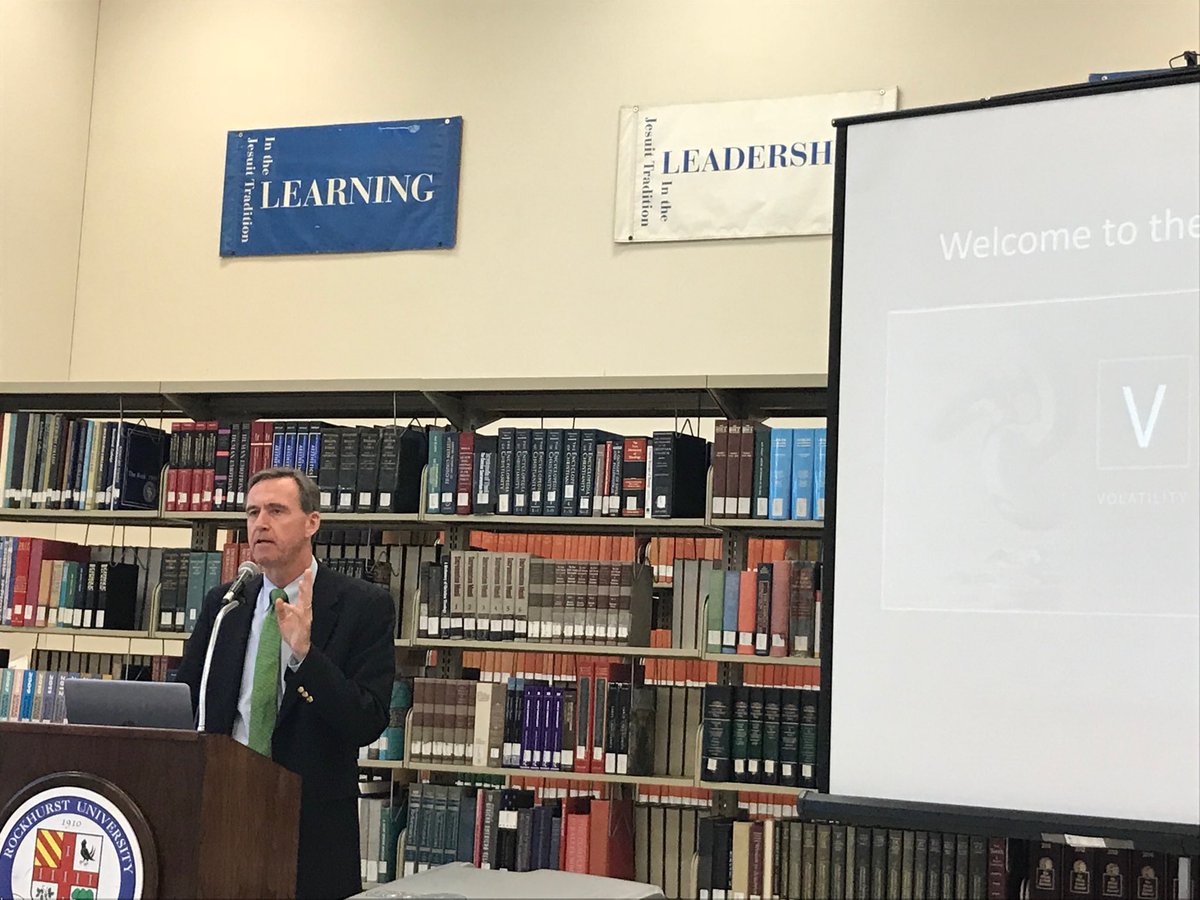 Listening to @Chris Lowney on leadership. The world is volatile uncertain complex and ambiguous. Jesuit friends and alumni event ⁦<a href="/RockhurstU/">Rockhurst University</a>⁩