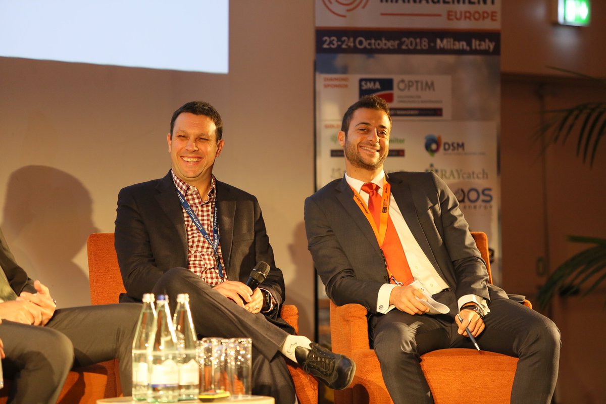 Power_Hub's tweet photo. Is #SAMEU the happiest @solarplaza conference ever? Judging by @The_ATN's eternal smile during last night's panel, yes!

#SolarAM #renewableenergy https://t.co/tXYrNQlfRf