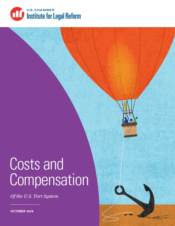 READ "Costs and Compensation of the U.S. Tort System" now to learn just how much the tort system costs  bit.ly/2q9cNUw #SummitXX