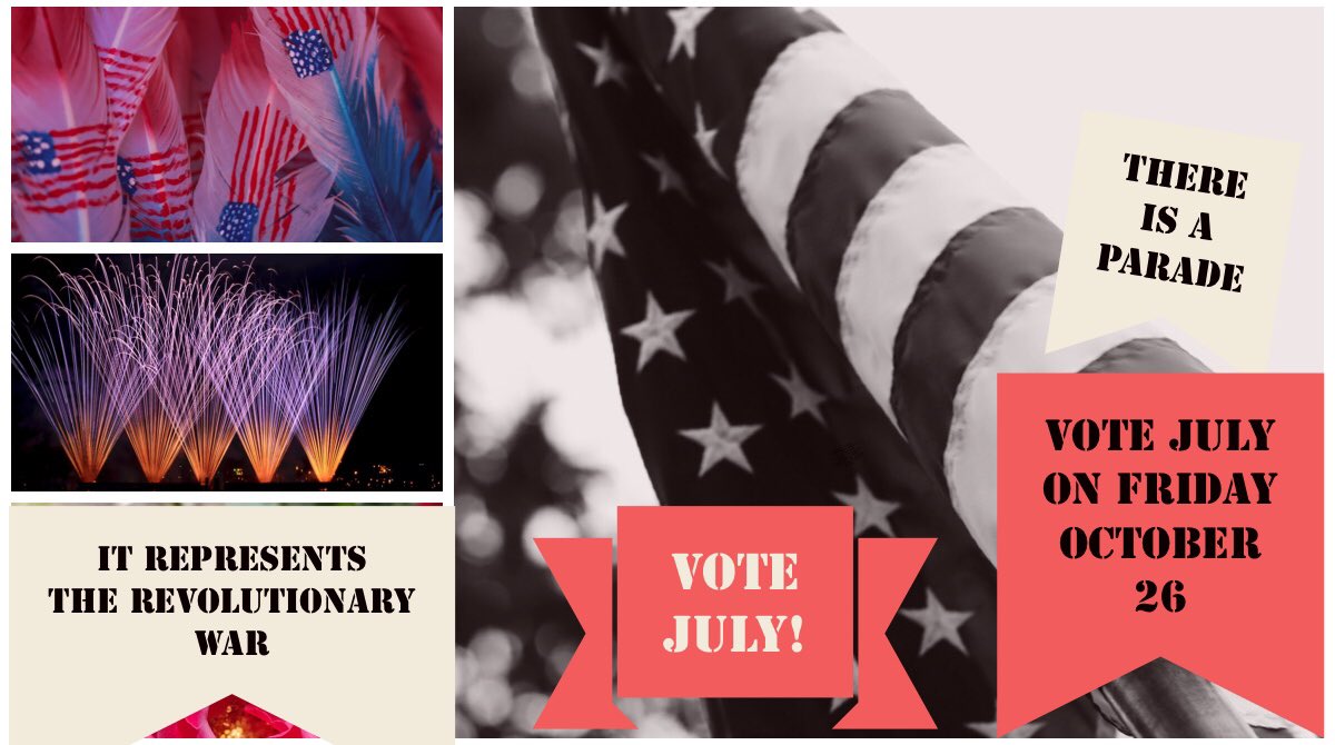 CoraDillMES's tweet photo. Here are today’s campaign posters created on @AdobeSpark.  Please check back to participate in our class vote this Friday, October 26th.  @FTSchools @FTMoyerES https://t.co/7tyxyLZFny