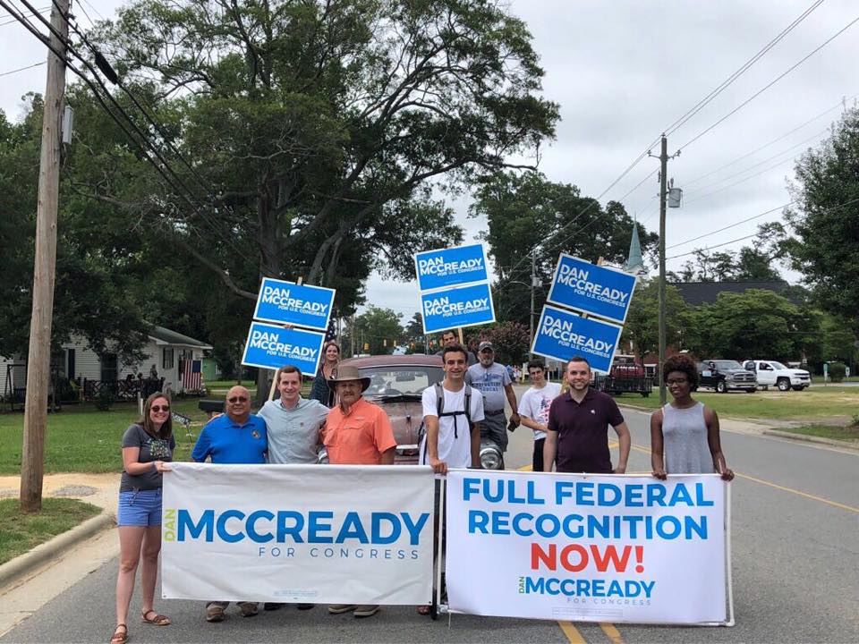 McCreadyForNC's tweet photo. We need someone to fight for full federal recognition of the Lumbee Tribe the second they get to Washington. Early voting has begun, find locations and times here >>> https://t.co/5x2TrL8fUy https://t.co/fXZpPAfG0g