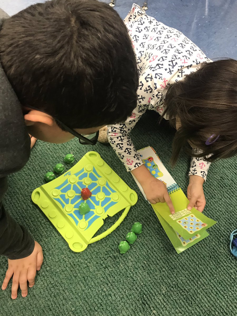 dawnkingCCPS's tweet photo. Growing our brains in Mrs. Carr’s class at @BAES_Eagles today! “This was a super fun, awesome game!” #HoppersJr @ccps_gifted @ThinkFun https://t.co/9dxkYxEzwe