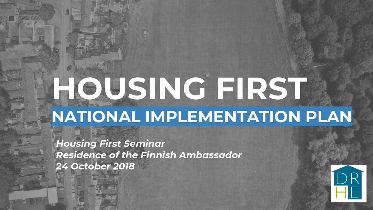 Our HF National Director Bob Jordan gave a presentation on the #housingfirst National Implementation Plan earlier today Thanks to @a_mutanen & all at the Finnish Embassy for a brilliant seminar
See https://www.homelessdublin.ie/content/files/Housing-First-Presentation-Finnish-Embassy-24-Oct-2018.pdf …